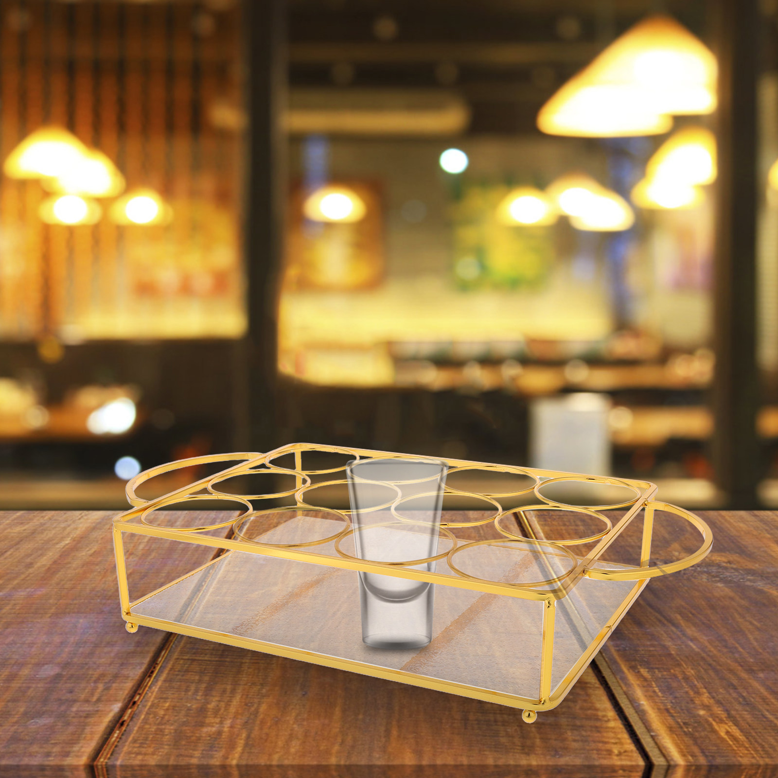 Wine Beer Rack - Metal Tabletop Beer Rack 12 Bottles