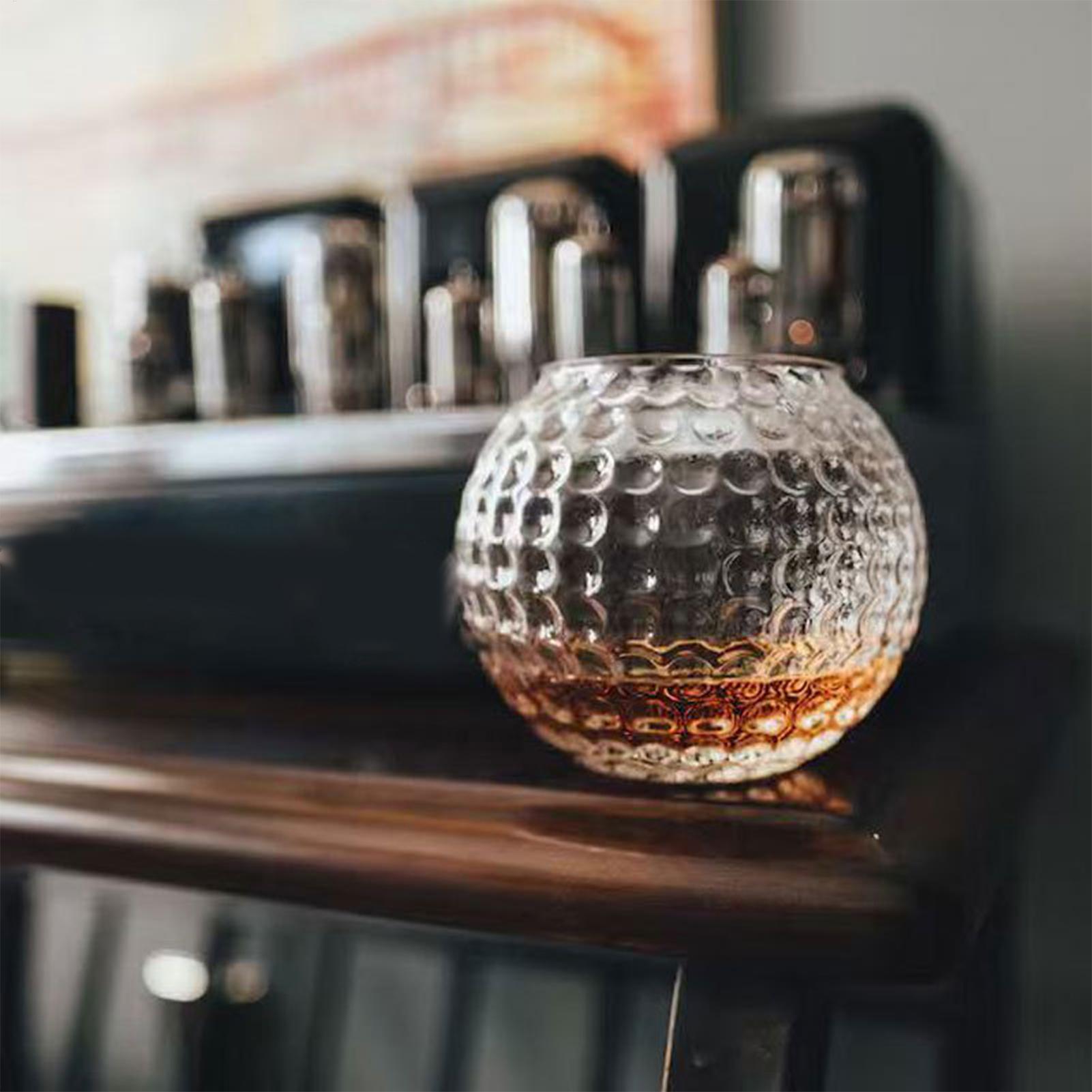 Wine Beer Tequila - Whiskey Glass Golf Ball Design Cups