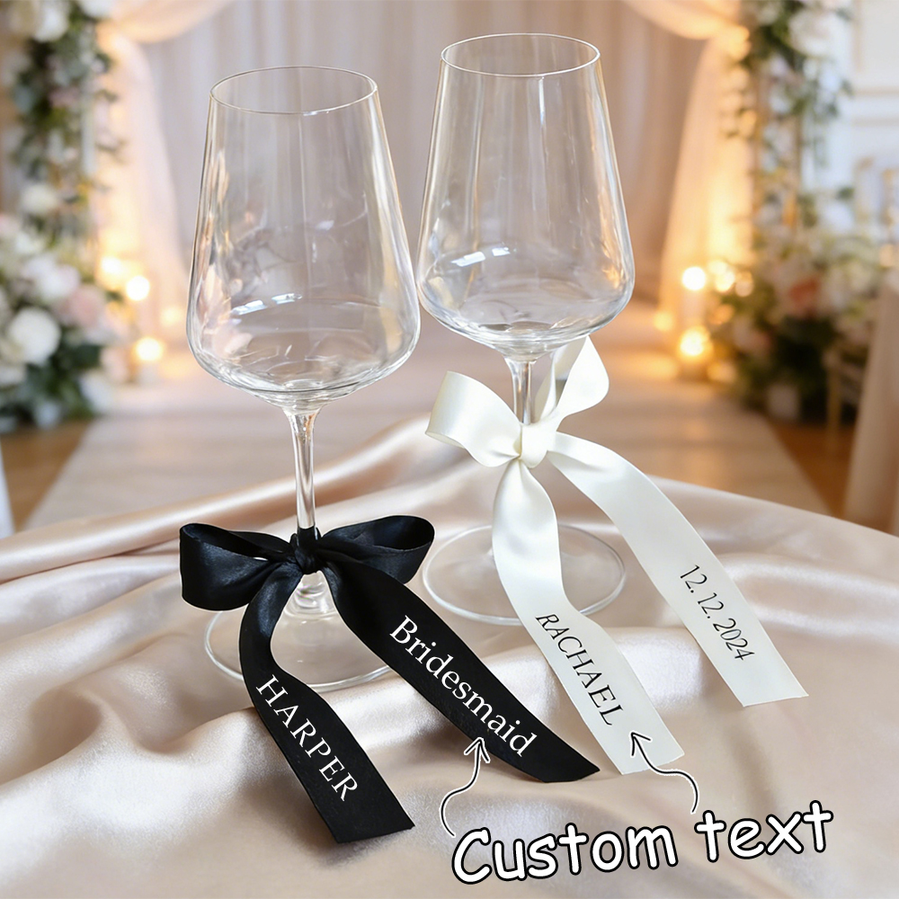 Wine & Beer Unlimited Spirits - Custom Ribbon Customizable Personalized Name Date