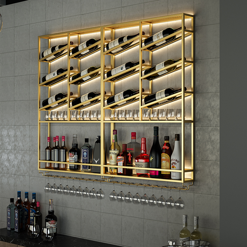 Wine Beer Pub - Luxury Metal Wine Racks Storage Bottles