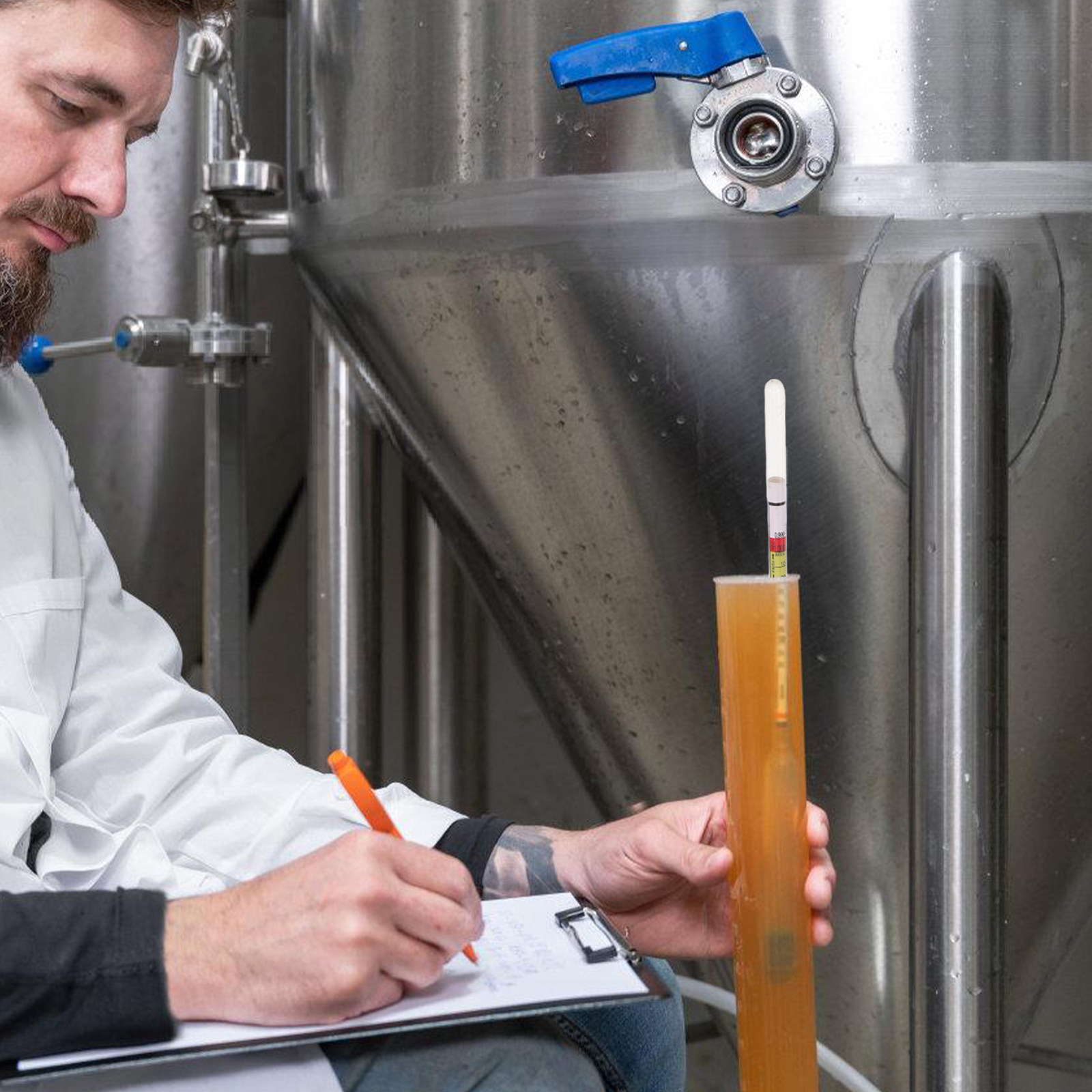 Wine Beer Making Supplies - Triple Scale Hydrometer for Beer Wine