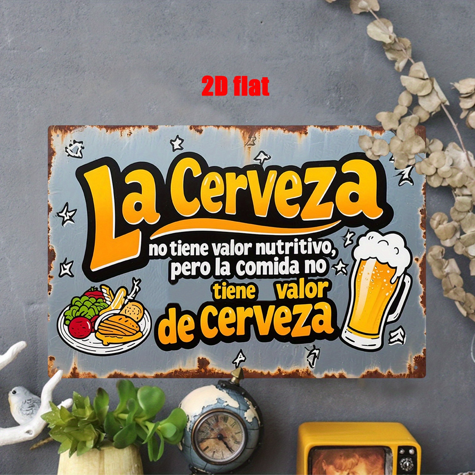 ,  of Metal Wall Art Sign, Wal - Wine Beer Pub avaliação e preço