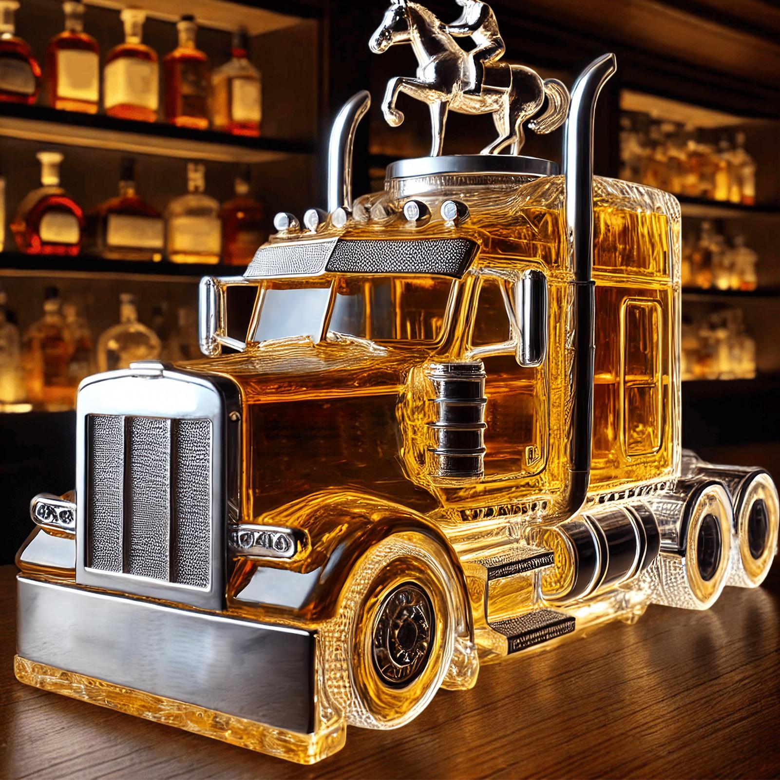 Wine Decanter Half Truck Bourb - Wine Beer And Liquor avaliação e preço