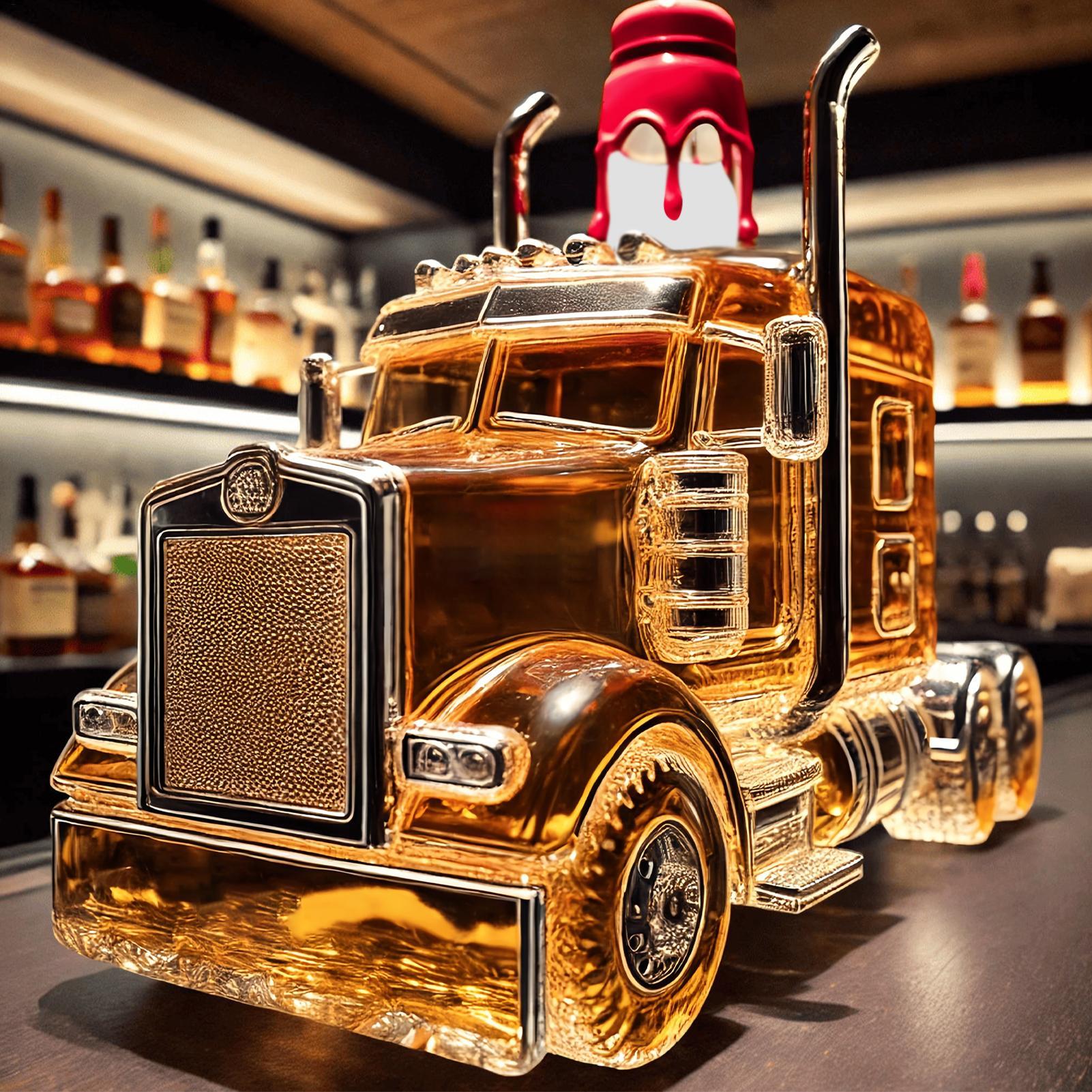 Wine Decanter Half Truck Bourb - Wine Beer And Liquor avaliação e preço