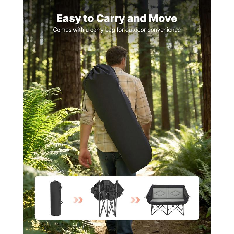 Double Camping Chair, Oversize - Wine Bag Carry Two avaliação e preço