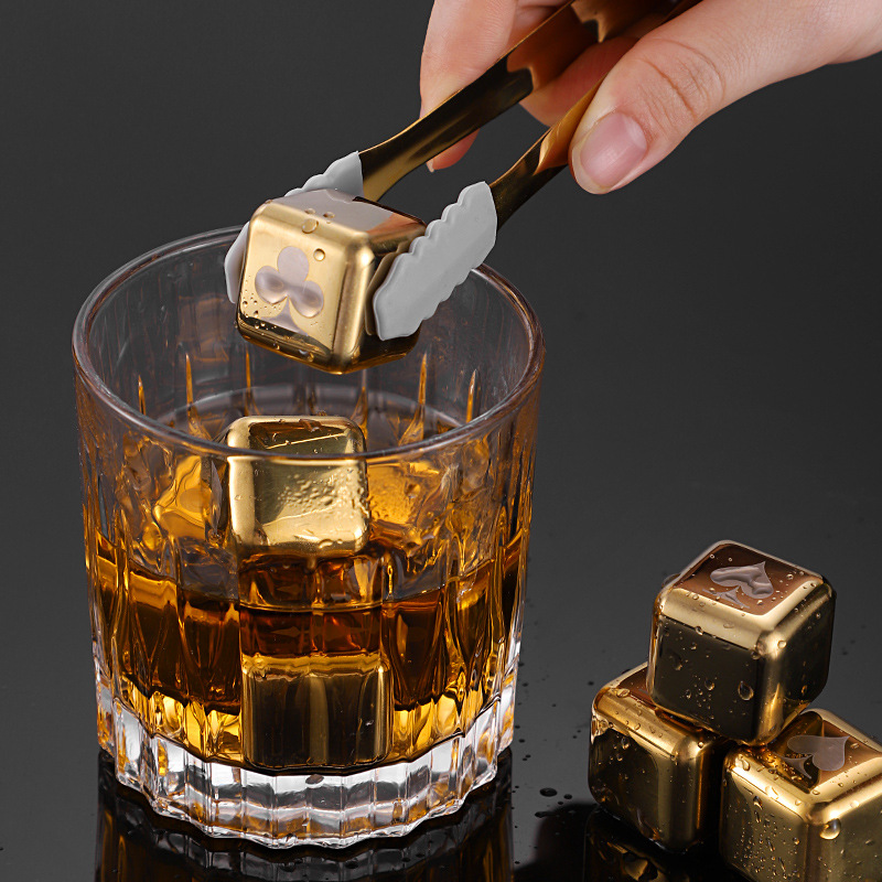 Reusable Stainless Steel Ice C - Wine Beer Holder avaliação e preço