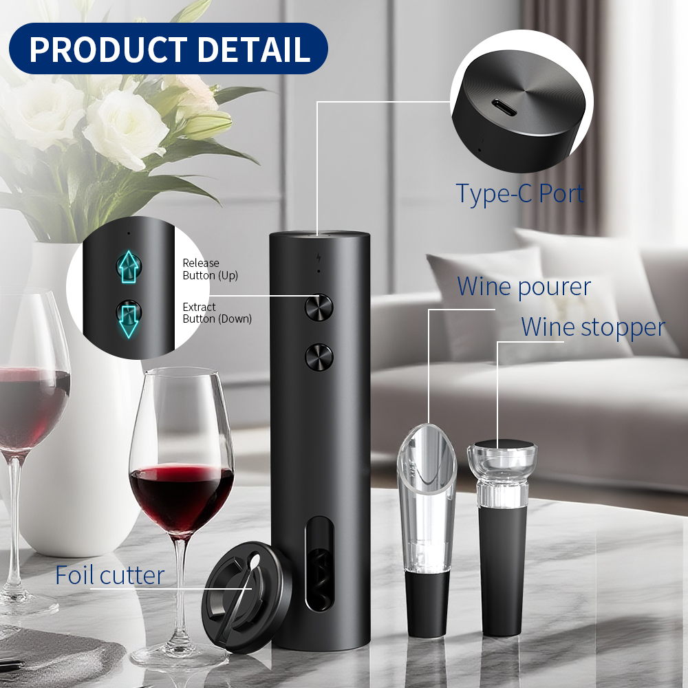 4-in-1 Electric Bottle Wine Op - Wine Beer And Liquor avaliação e preço