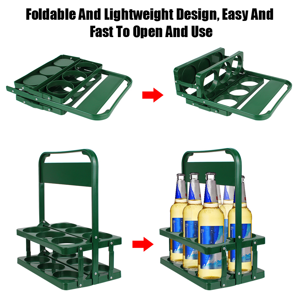 Reusable Durable Foldable Beer - Wine Beer Holder avaliação e preço
