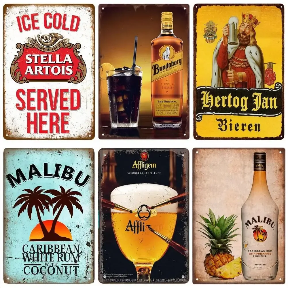 Retro Beer Brand MALIBU Wine M - Wine Beer Pub avaliação e preço