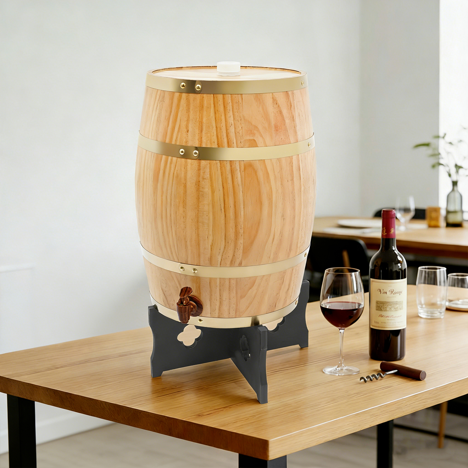 20L/5.28Gal Wood Color Wine Ba - Wine Beer Tequila avaliação e preço