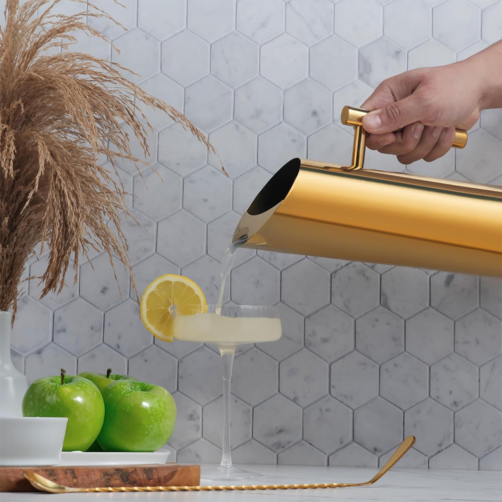 1.5/2L Gold Juice Pot with Han - Wine Beer Red avaliação e preço