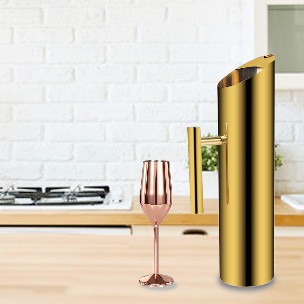 1.5/2L Gold Juice Pot with Han - Wine Beer Red avaliação e preço