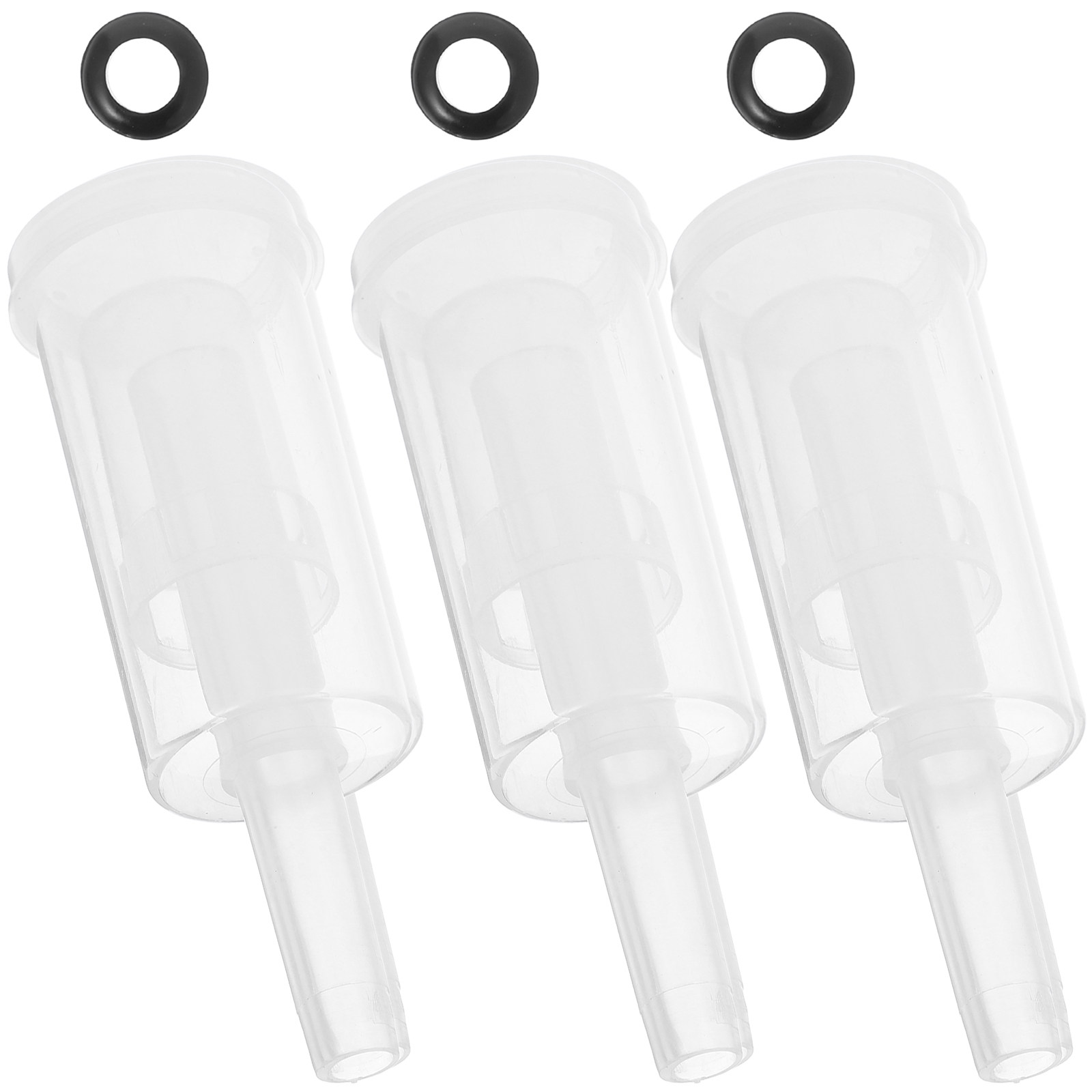 6Pcs Plastic Air Locks 3-Piece - Wine Beer Making Supplies avaliação e preço