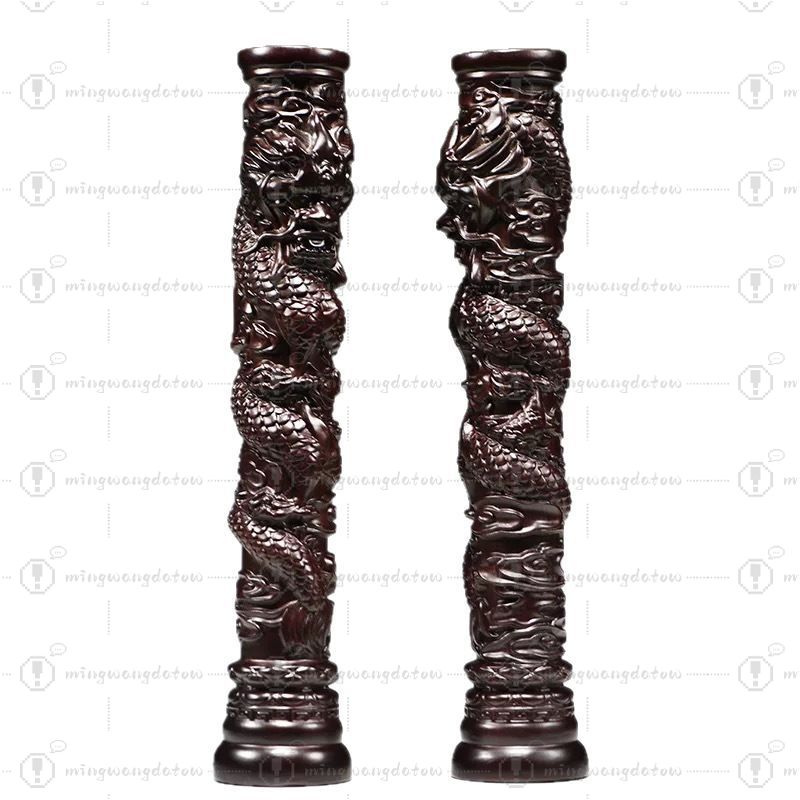 Rosewood Carved Dragon Pillar  - Wine & Beer Unlimited Spirits avaliação e preço