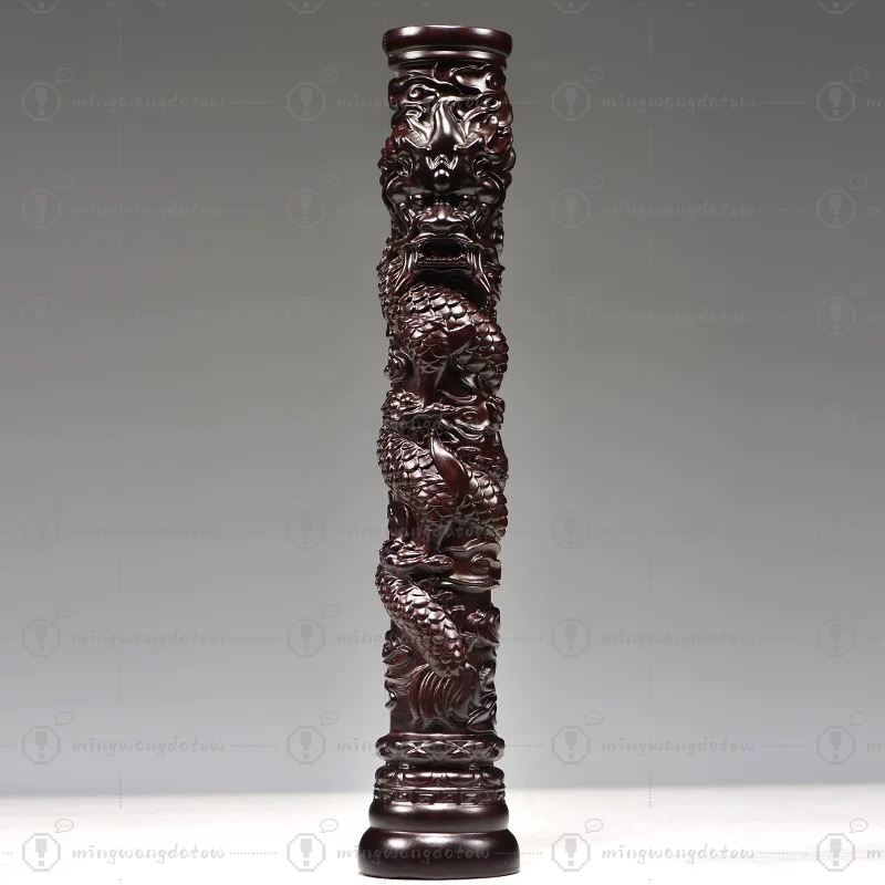 Rosewood Carved Dragon Pillar  - Wine & Beer Unlimited Spirits avaliação e preço