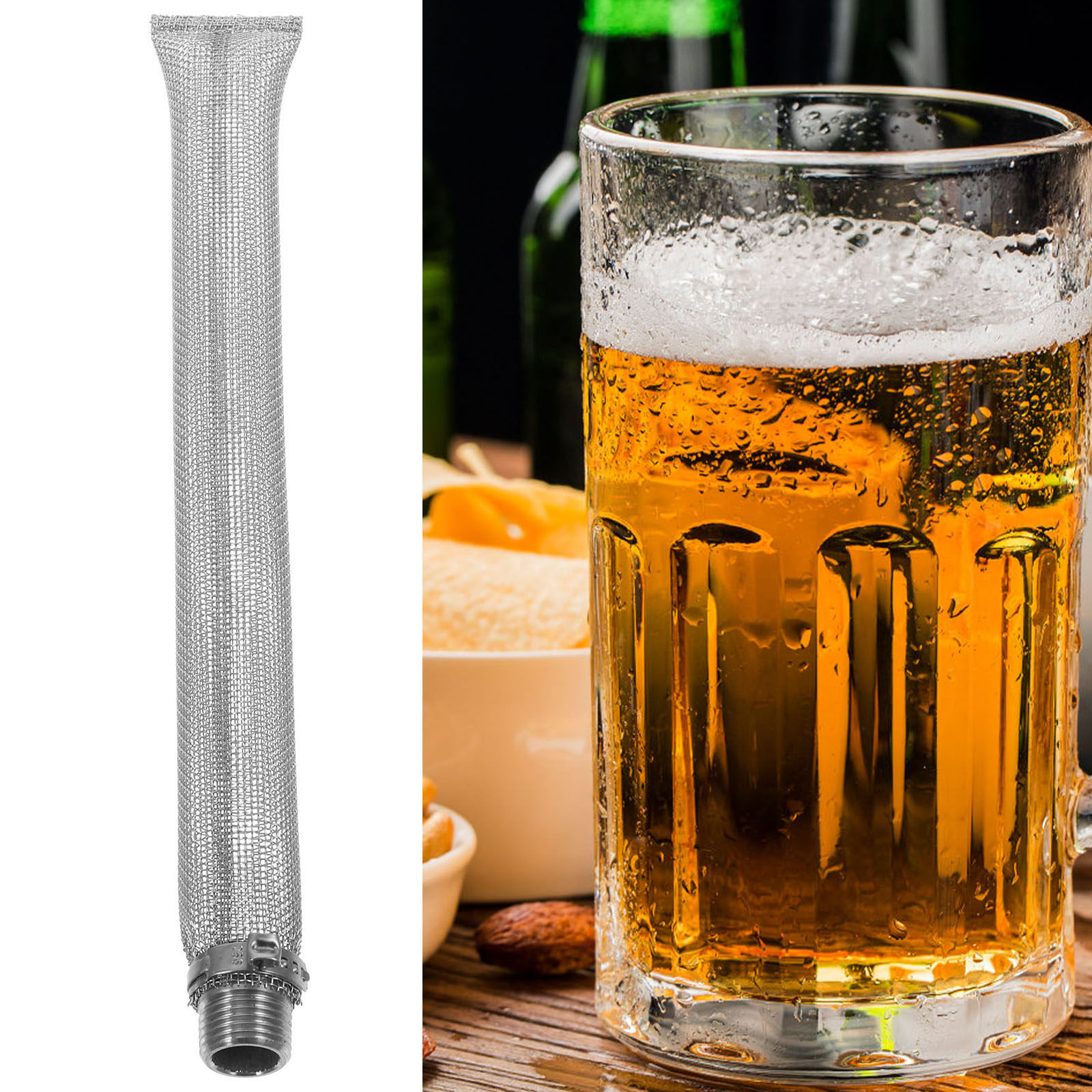 Beer Filter Tube Stainless Ste - Wine Beer Making Supplies avaliação e preço