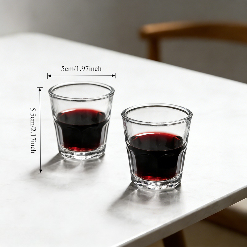 2pcs Sets Small Wine Glass Gla - Wine Beer Tequila avaliação e preço