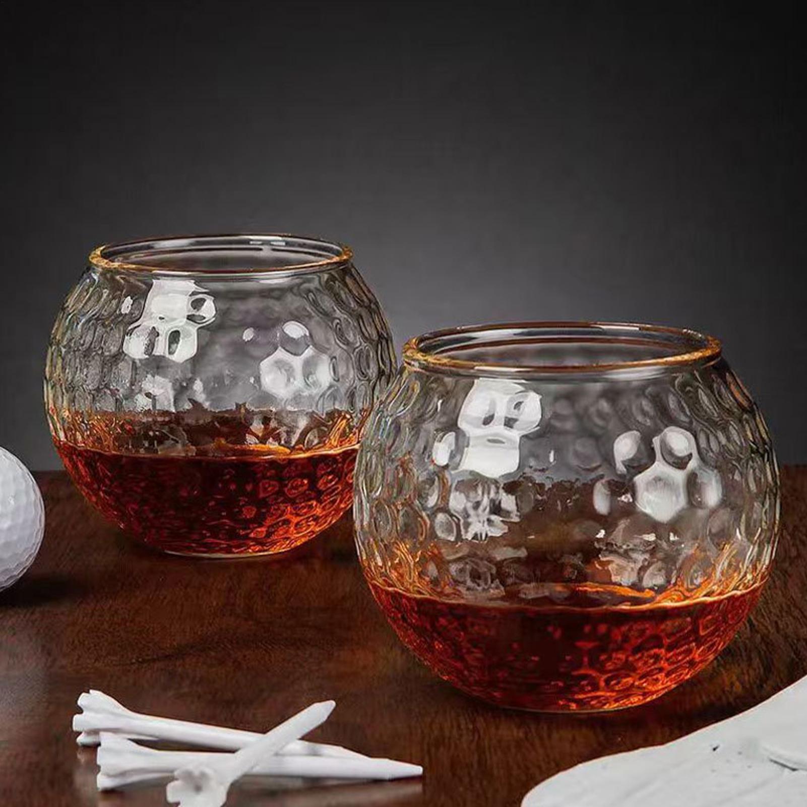 Whiskey Glass Golf Ball Design - Wine Beer Tequila avaliação e preço