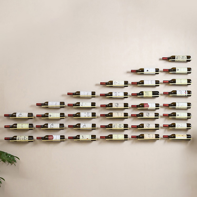 1PC Wall-Mounted Bar Wine Rack - Wine Beer Holder avaliação e preço