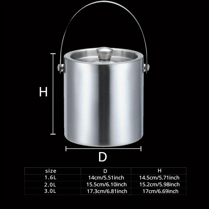 1.6L/2L/3L Stainless Steel Ins - Wine Beer Holder avaliação e preço