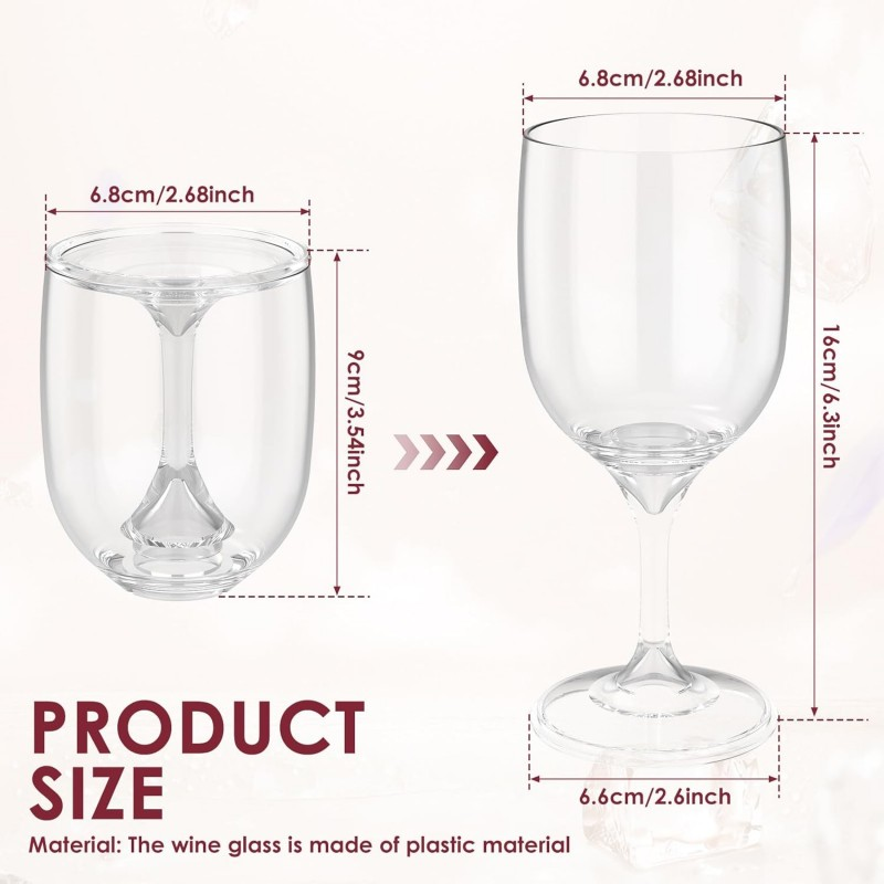 Folding Wine Glass Transparent - Wine & Beer Unlimited Spirits avaliação e preço