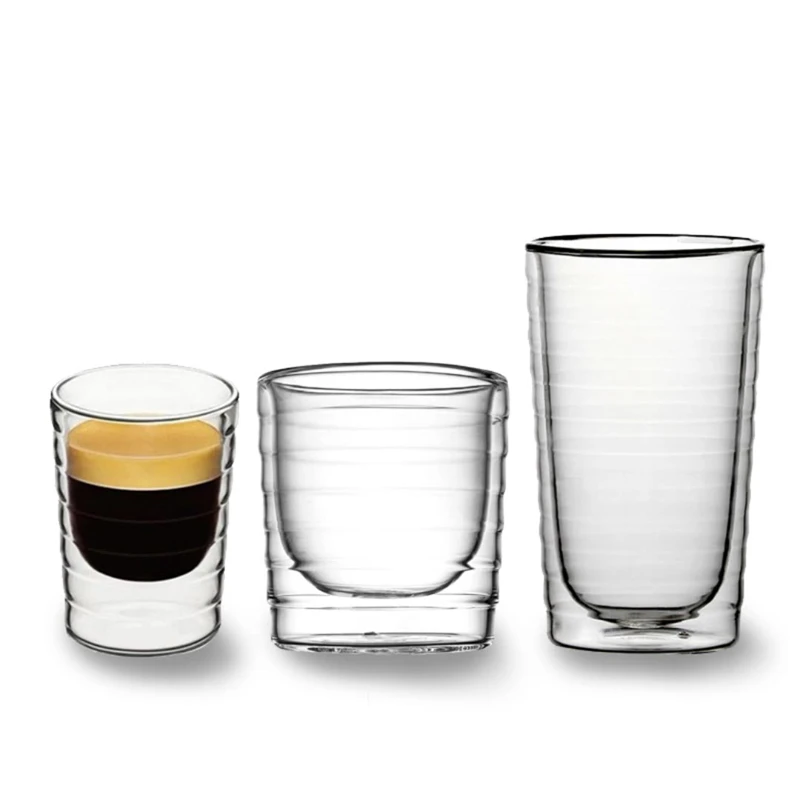 Handmade Double Wall Glass Cup - Wine Beer Tequila avaliação e preço