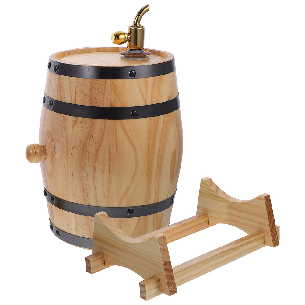 Wooden Red Wine Barrel Bucket  - Wine Beer Red avaliação e preço