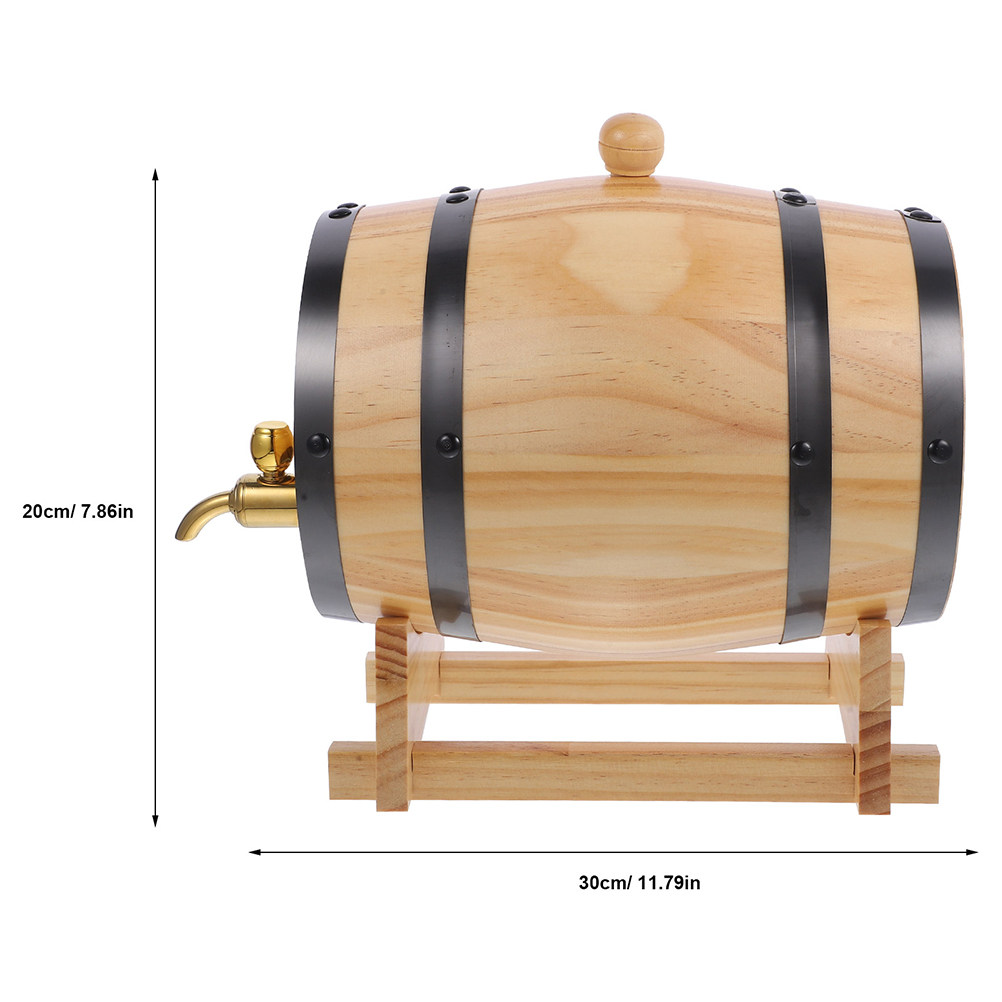 Wooden Red Wine Barrel Bucket  - Wine Beer Red avaliação e preço