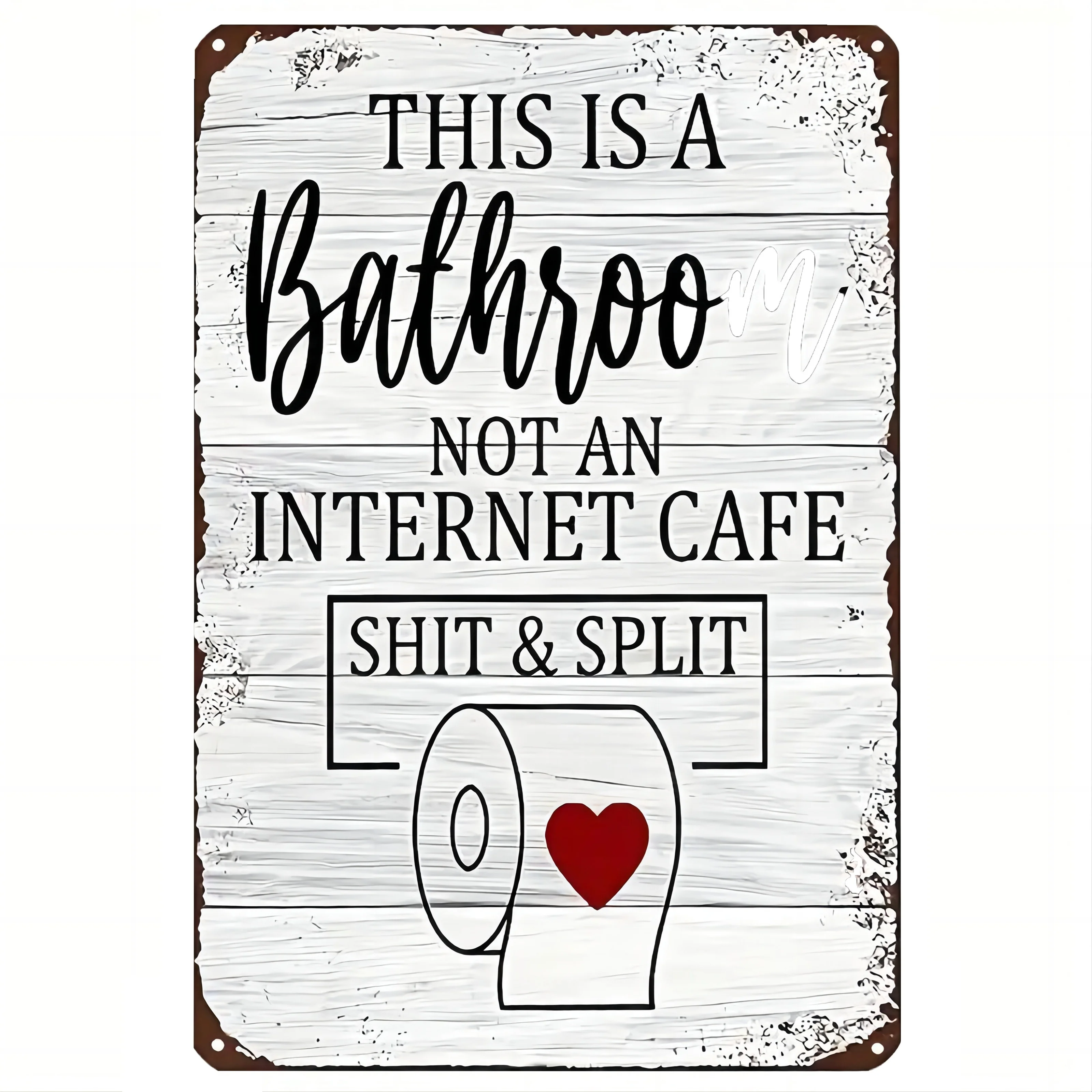 Funny Word Bathroom Decor Wari - Wine Tag Label avaliação e preço