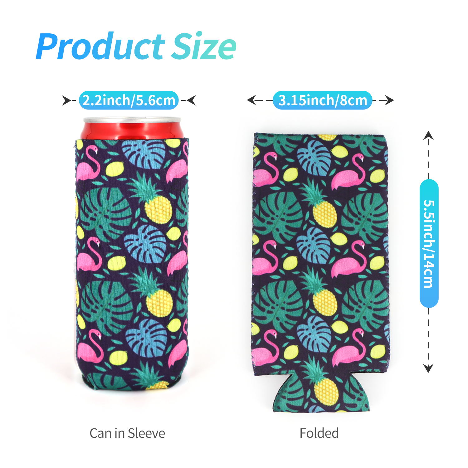2Pcs Slim Can Sleeves, Reusabl - Wine Beer And Liquor avaliação e preço