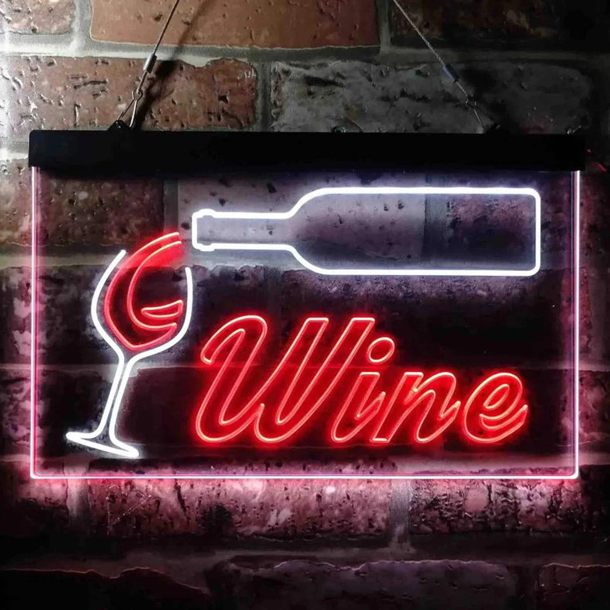 Dual Color LED Neon Wine Bar P - Wine Beer Pub avaliação e preço
