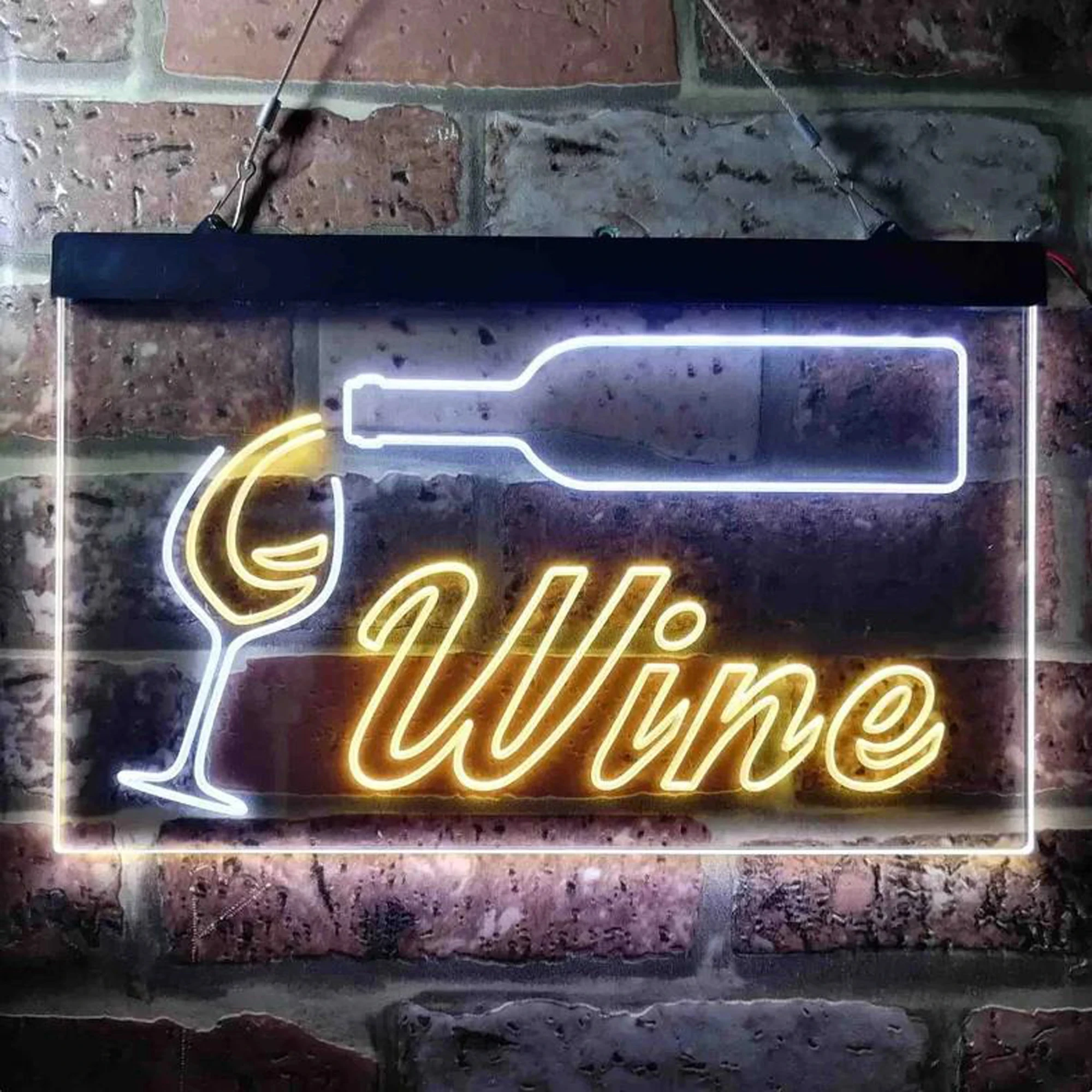 Dual Color LED Neon Wine Bar P - Wine Beer Pub avaliação e preço