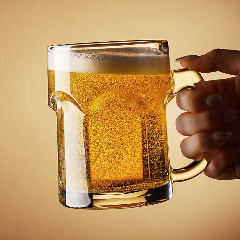 Household beer mug with handle - Wine Beer Red avaliação e preço
