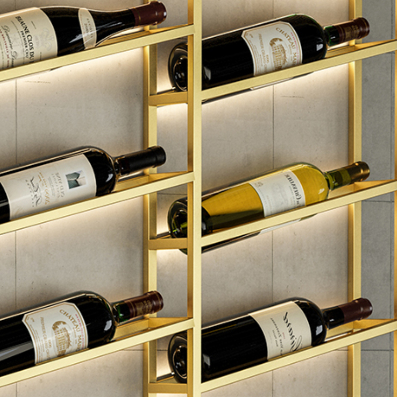 Luxury Metal Wine Racks Storag - Wine Beer Pub avaliação e preço