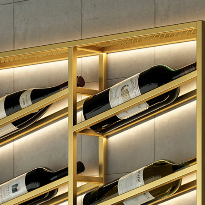 Luxury Metal Wine Racks Storag - Wine Beer Pub avaliação e preço