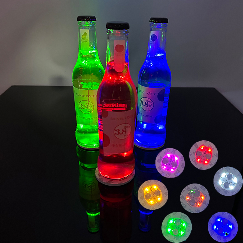 LED Coasters Sticker Night Clu - Wine Beer Red avaliação e preço